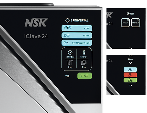 NSK iClave Plus B-Type Autoclave - Vacuum sterilisation for all type of instrument