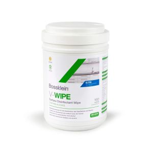 Bossklein V-WIPE Tub of 160 Premium Ultra Wipes Alcohol Based - Lemon