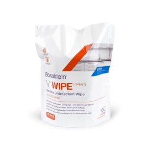 Bossklein V-WIPE ZERO Refill of 160 Alcohol Free Premium Ultra Wipes - Apple