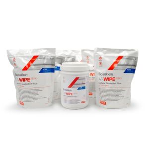 Bossklein V-WIPE ZERO Premium Ultra Wipes Kit (6 x BOS3001 Refill + 1 x BOS3003 Tub)