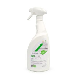 Bossklein SDactiv Surface Disinfectant Alcohol Based 1 Litre with trigger - Lemon