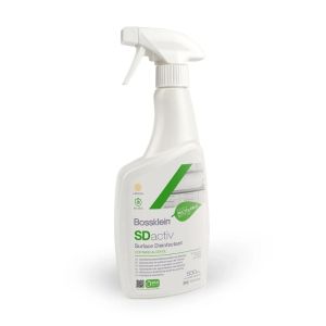 Bossklein SDactiv Surface Disinfectant Alcohol Based 500ml with Trigger - Lemon