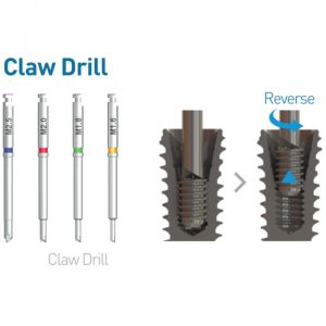 NeoBiotech Claw Drill for Screw Remover Kit