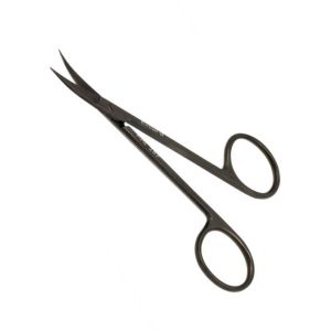 Iris Scissors Curved SC TiNi Coating Black 11.5cm