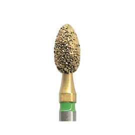 Edenta GV379 Egg Shape/Football Diamond Bur, FG, 2.3mm