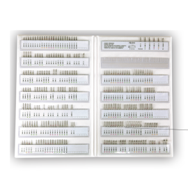 Sample folder with 250 multilayer FG diamonds